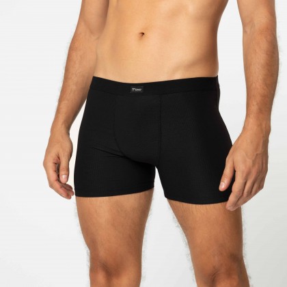 Cueca Boxer De Microfibra Preto