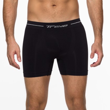 Cueca Boxer Microfibra Sem Costura Preta