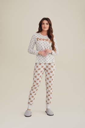 Pijama Longo Estrelas