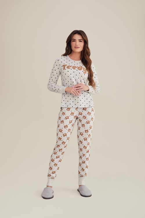 Pijama Longo Estrelas