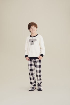 Pijama Longo Coala Infanto Juvenil Unissex