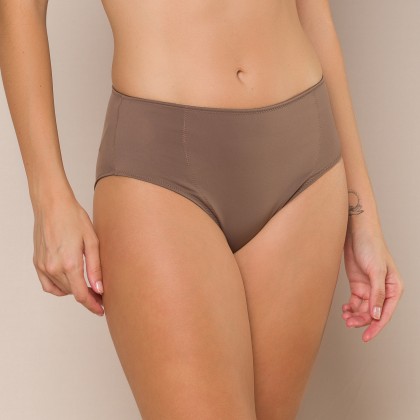 Calcinha De Sustentação Com Reforço Castanho