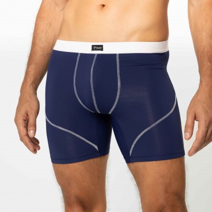 Cueca Boxer Dryfit Azul Marinho