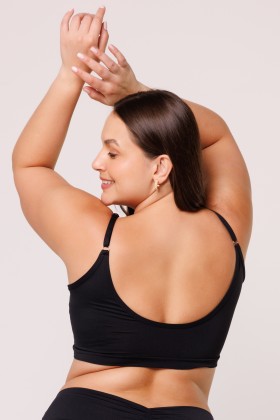 Top Detalhe em Tule Preto