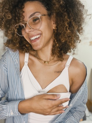 Camisete Amamentação Sem Bojo Branco