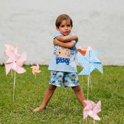 Pijama Infantil Estampa Sono