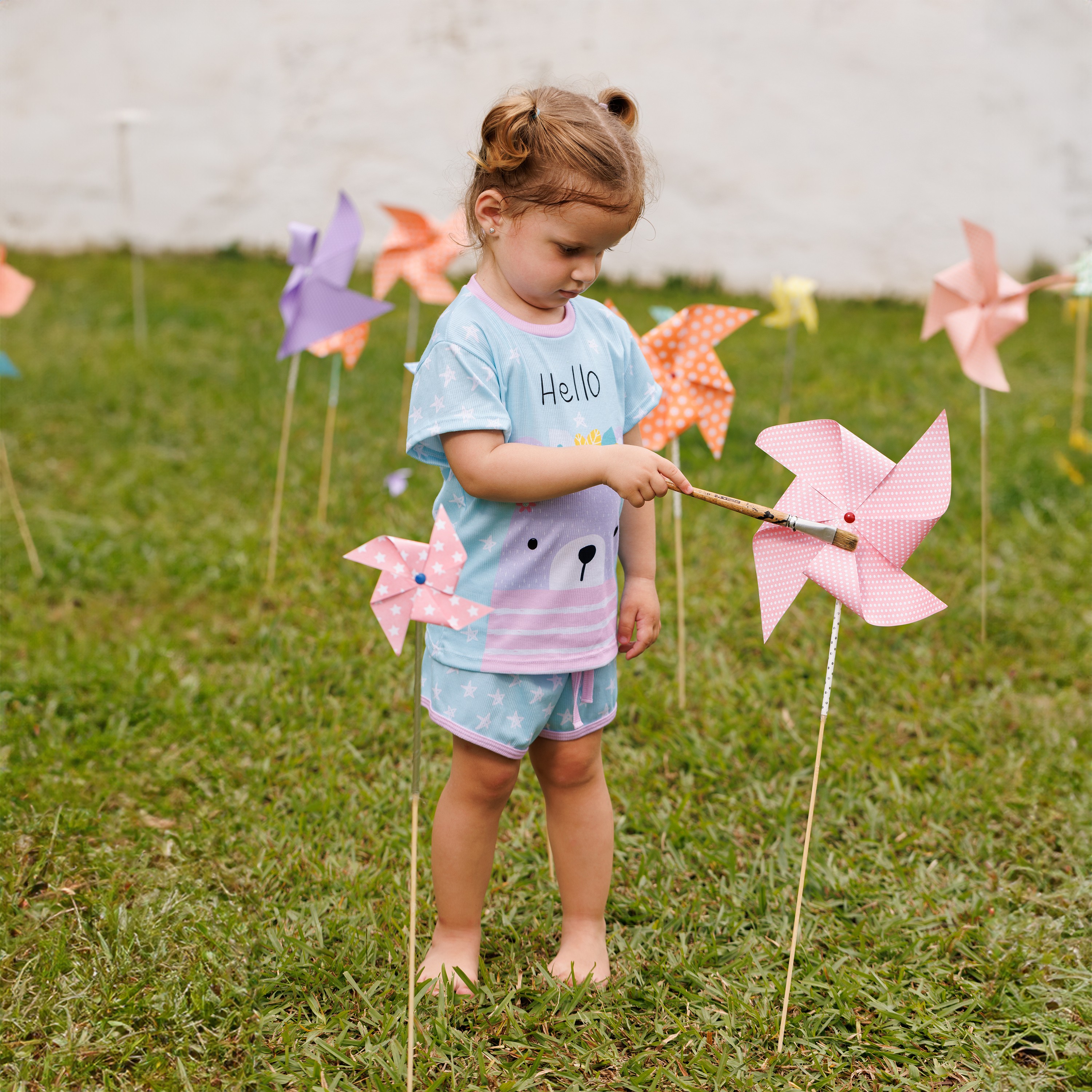 Pijama Infantil Estampa Estrelar - Suspiro Íntimo