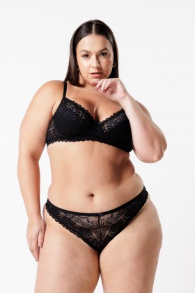 Calcinha De Renda Preto