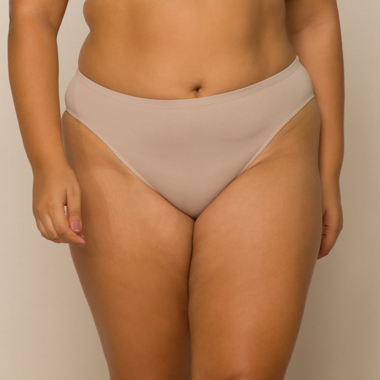 Calcinha Confort Rebatida Chocolate