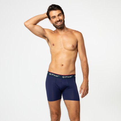 Cueca Boxer Dryfit Azul Marinho