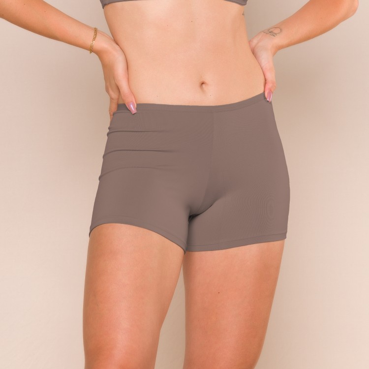 Short Básico Castanho