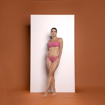 Sutiã Top Faixa de Laise Rosa Sandia