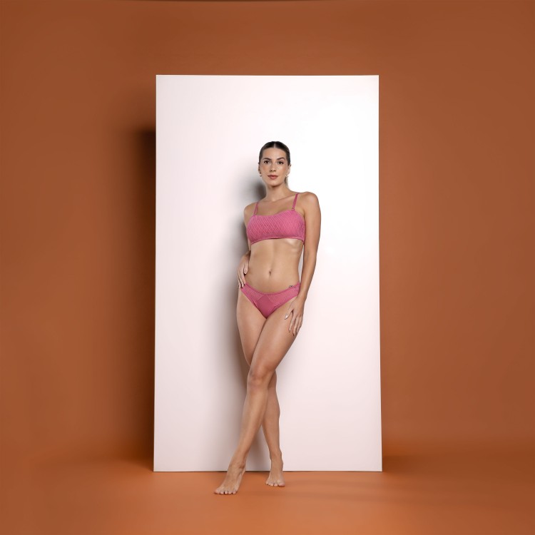 Sutiã Top Faixa de Laise Rosa Sandia