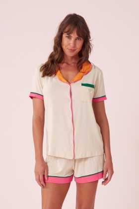 Short Doll Camisaria  Nude