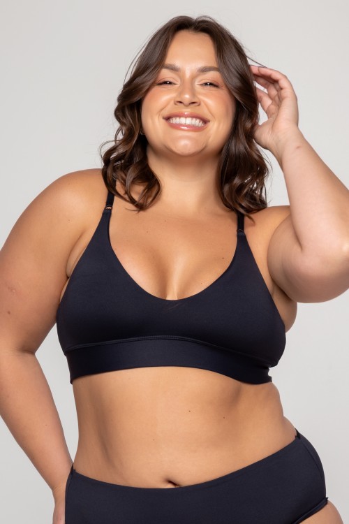 Sutiã embutido pala reforçada