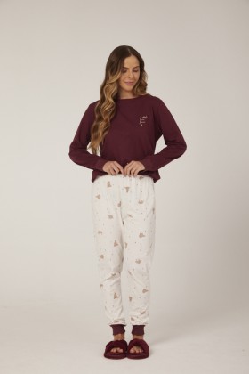 Pijama Feminino Longo
