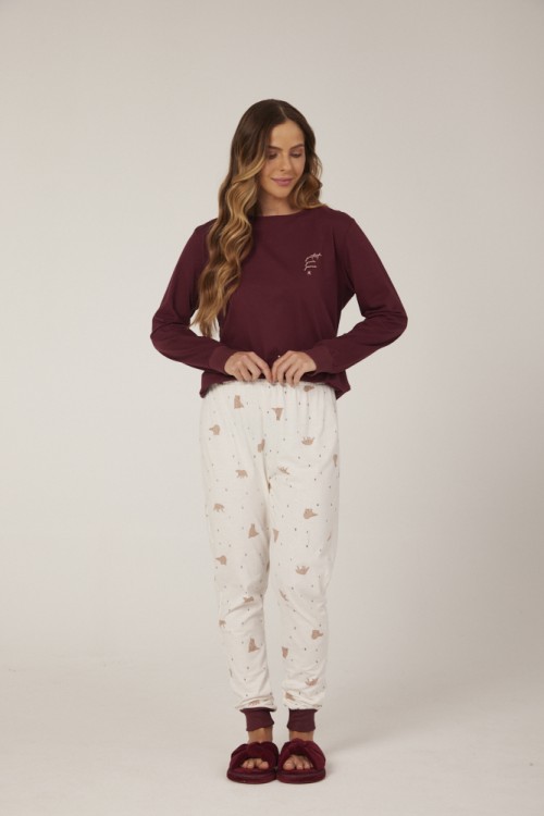 Pijama Feminino Longo