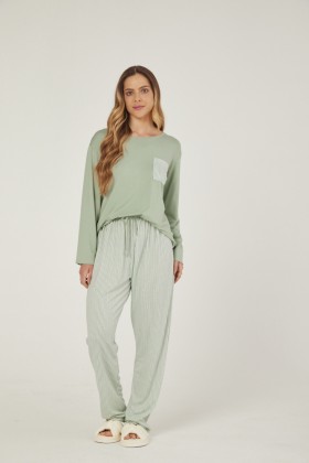 Pijama Feminino Longo