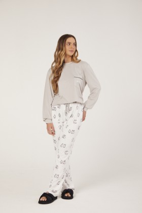 Pijama Feminino Longo