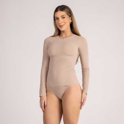 Blusa Segunda Pele Chocolate