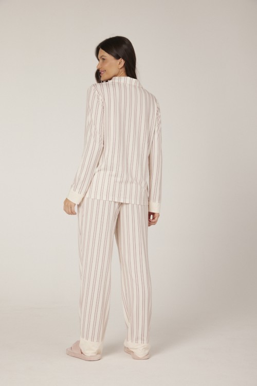 Pijama Feminino Camisaria Longo
