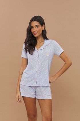 Pijama Camisaria Curto