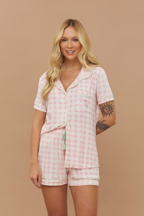 Pijama Camisaria Curto