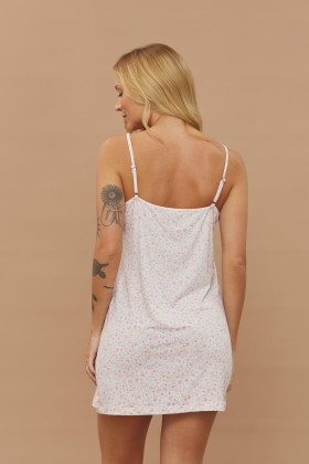 Camisola Alça Detalhes em Renda