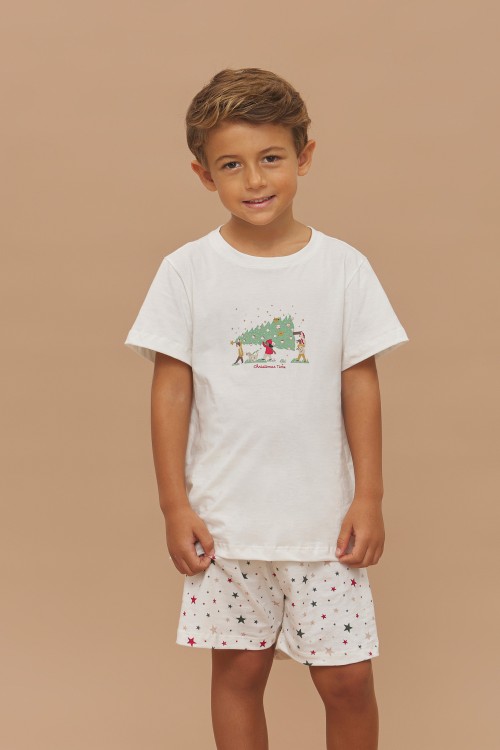 Pijama Infantil Manga Curta