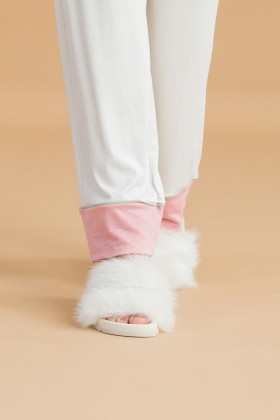 Sandalia Birken Duas Tiras Off White