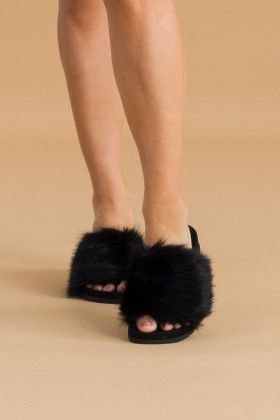 Sandalia Birken Duas Tiras Preto