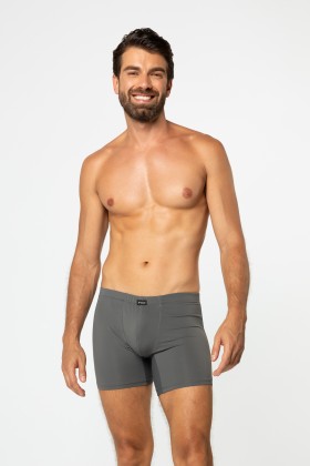 Cueca Long Básica Cinza Escuro