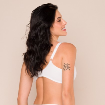 Sutiã Com Detalhe Em Renda  Mastec Branco