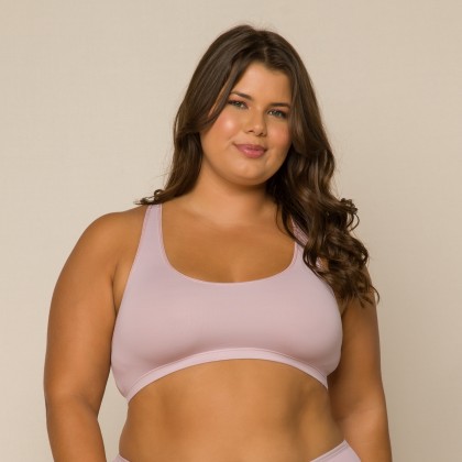 Top Nadador Rosa Claro