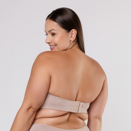 Sutiã Com Bojo Tomara que Caia Reforçado Plus Size Chocolate