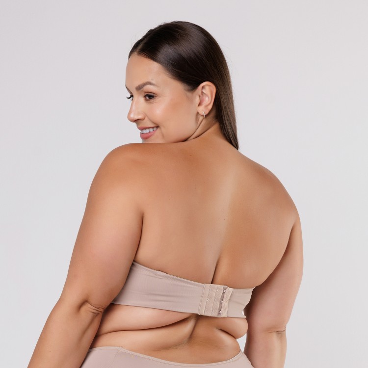 Sutiã Com Bojo Tomara que Caia Reforçado Plus Size Chocolate