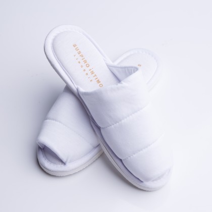 Pantufa Feminina Branca