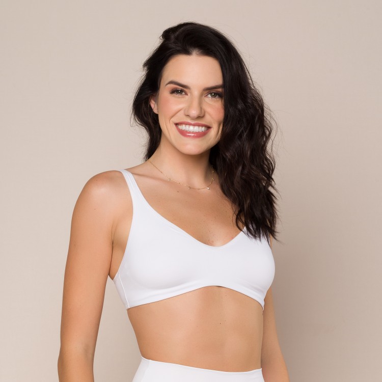 Sutiã Sustentação Básico Mastec Branco